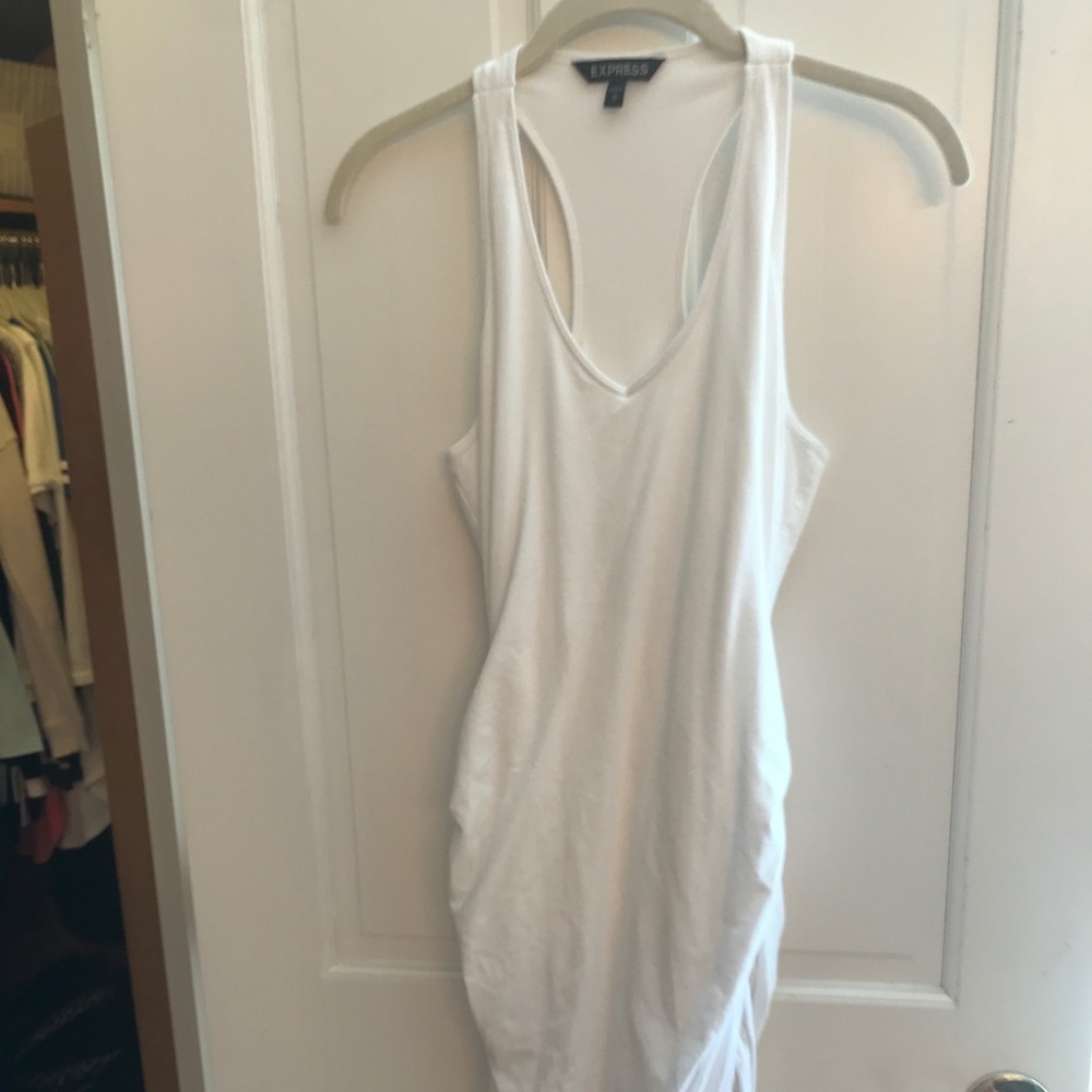 Express Rouched Racerback Tank Dress